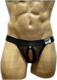 JockStrap homme Poche amovible noir