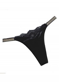 Joli petit string femme velours noir avec strass-sophie-libertine