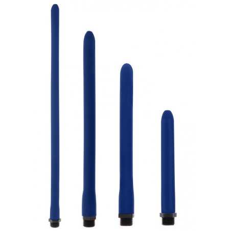 Sonde Lavement silicone souple Anal Douche bleu - 4 tailles-sophie libertine