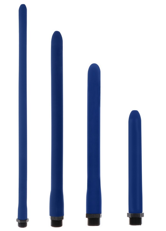Sonde Lavement silicone souple Anal Douche bleu - 4 tailles-sophie libertine