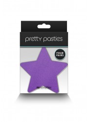 Nippies caches tétons Etoiles Pasties Star  violet