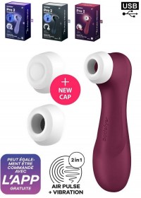 Satisfyer Pro 2 Génération 3 Appli Smartphone Aspire clitoris vibrant Rechargeable noir-violet-bordeaux