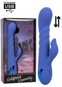 Rabbit pour femme pénétrant et va et vient avec aspiration du clitoris