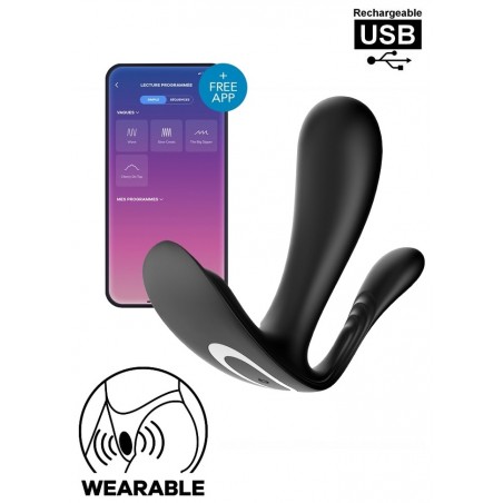 Plug anal et stimulateur vaginal de la marque Satisfyer des sextoys télécommandés par smartphone