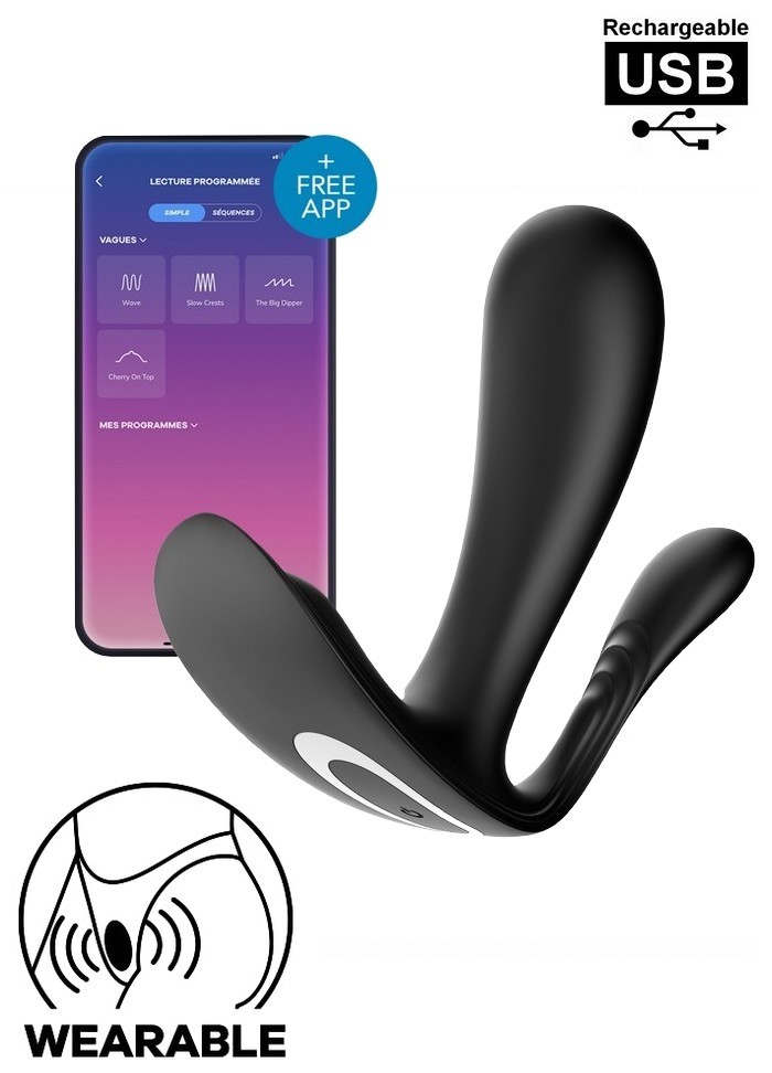 Plug anal et stimulateur vaginal de la marque Satisfyer des sextoys télécommandés par smartphone