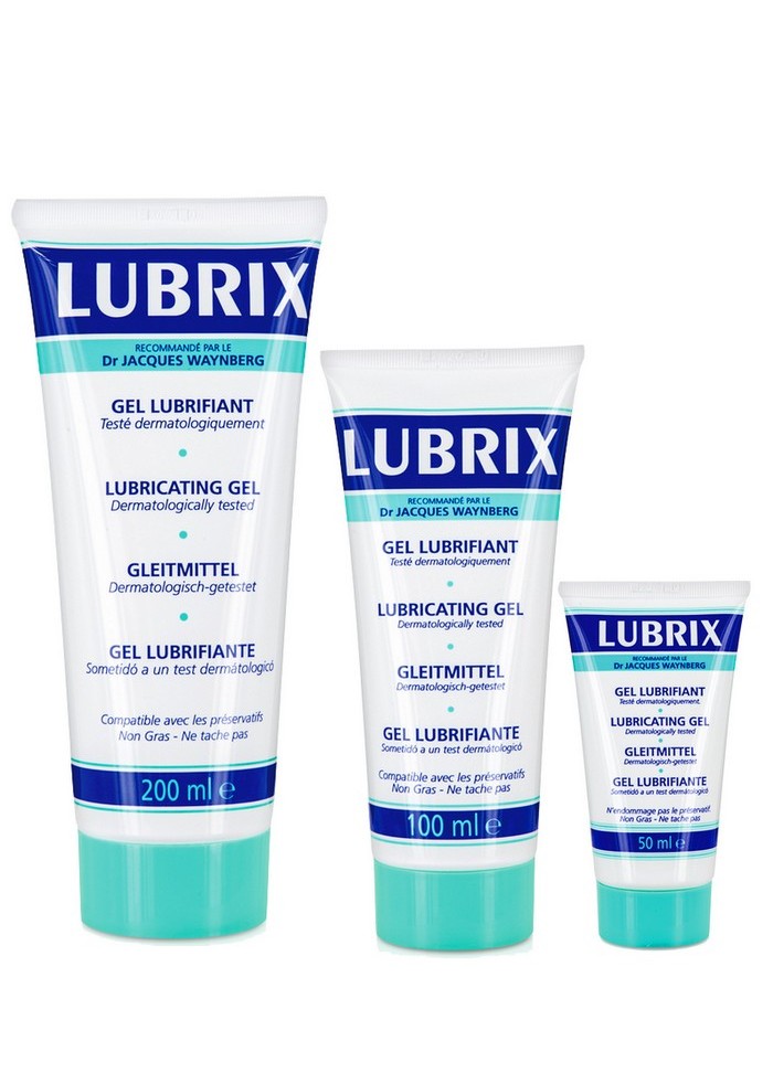 Lubrifiant base Eau Lubrix 50-100-200 ml