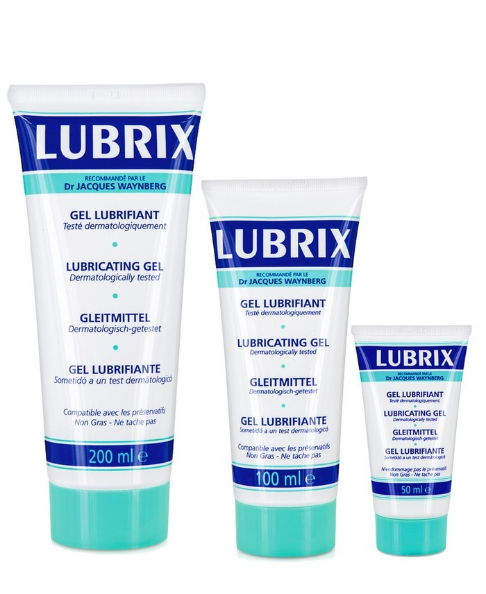 Lubrifiant base Eau Lubrix 50-100-200 ml