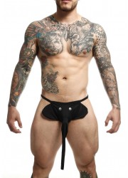 String homme rigolo Mob Eléphant MOB Thong noir
