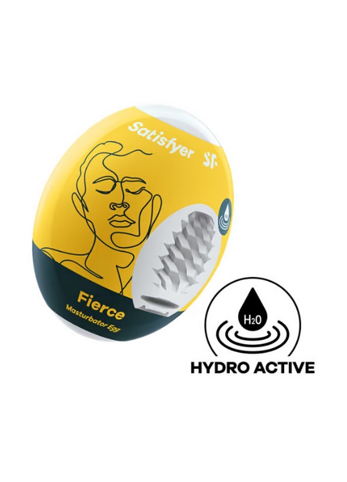 Satisfyer Masturbateur homme Egg Fierce jaune