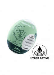 Satisfyer Masturbateur homme Egg vert clair riffle