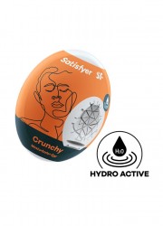 Satisfyer Masturbateur homme Egg orange crunchy