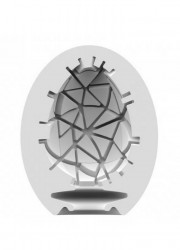 Satisfyer Masturbateur homme Egg orange crunchy structure