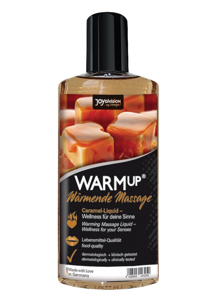 Huile chauffante & comestible caramel Warmup 150ml