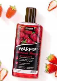 Huile chauffante & comestible Warmup 150ml  fraise sophie libertine
