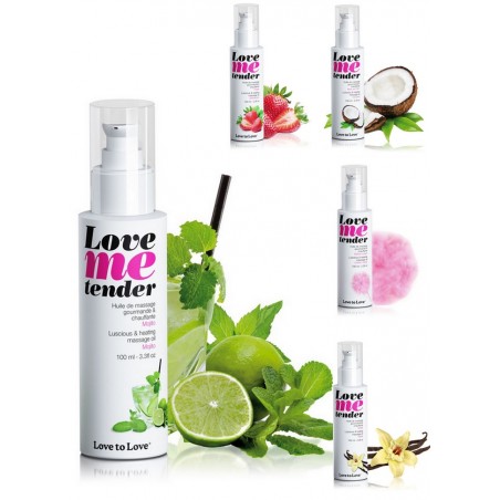 Huile de massage Love Me Tender en vente chez Sophie Libertine Vannes sexshop