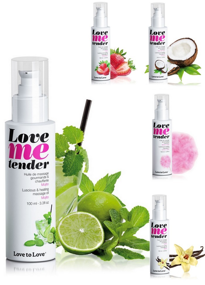 Huile de massage Love Me Tender en vente chez Sophie Libertine Vannes sexshop