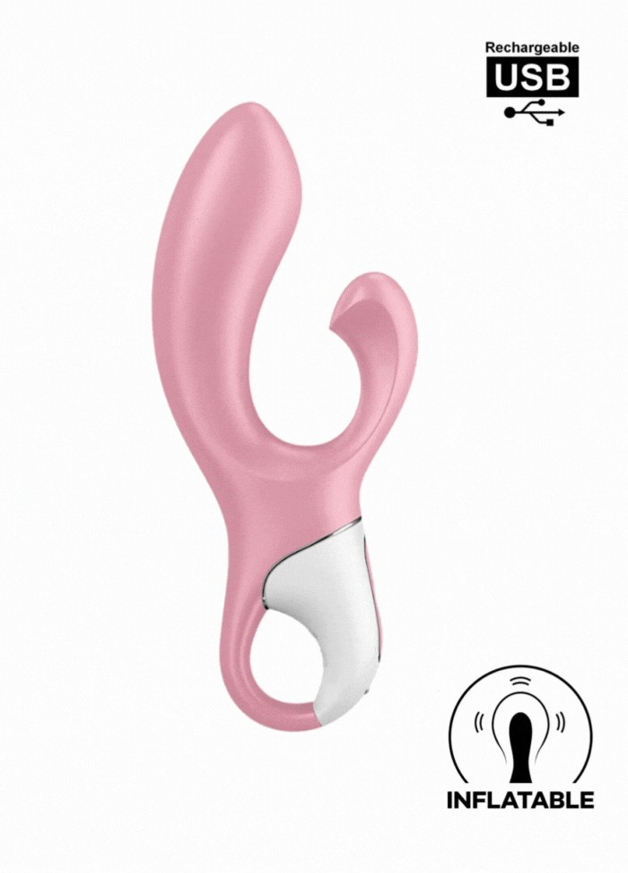 vibromasseur ergonomique qui pénètre dans le vagin et qui se gonfle
