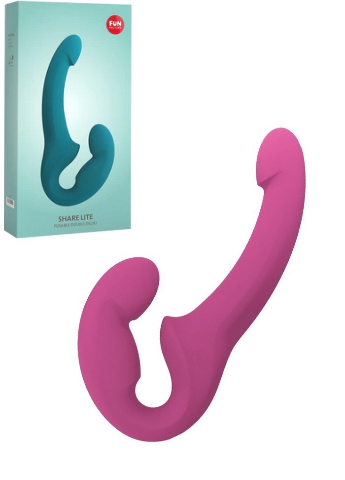 FunFactory Lite Gode sans ceinture Share Taille M Stimulateur point G rose-bleu