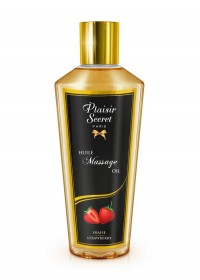 huile de massage sèche fraise parfum fruité gourmand