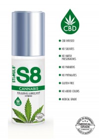 Lubrifiant pour couple et femme S8 Hybrid Cannabis Lube 125ml sophielibertine