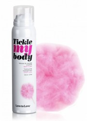 Mousse de massage crépitante Tickle my body barbe a papa-sophie-libertine