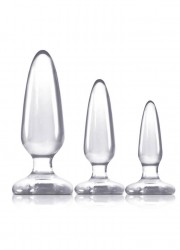 Coffret 3 plug anal Jelly Rancher Trainer Kit jelly transparent-sophie-libertine