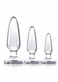 Coffret 3 plug anal Jelly Rancher Trainer Kit jelly transparent-sophie-libertine