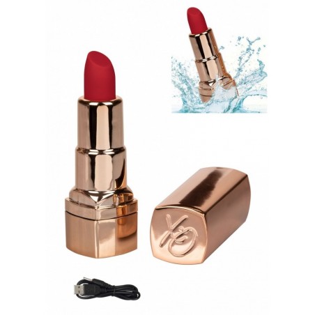 Stimulateur clitoris Rouge à lèvre Rechargeable Hide & Play Lipstick rouge