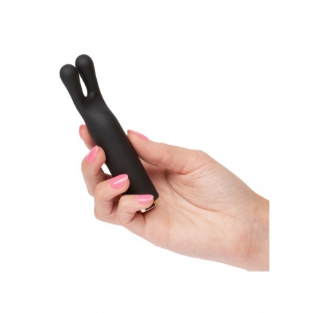 Stimulateur Clitoris mini Rabbit Rechargeable Raven Charmer noir
