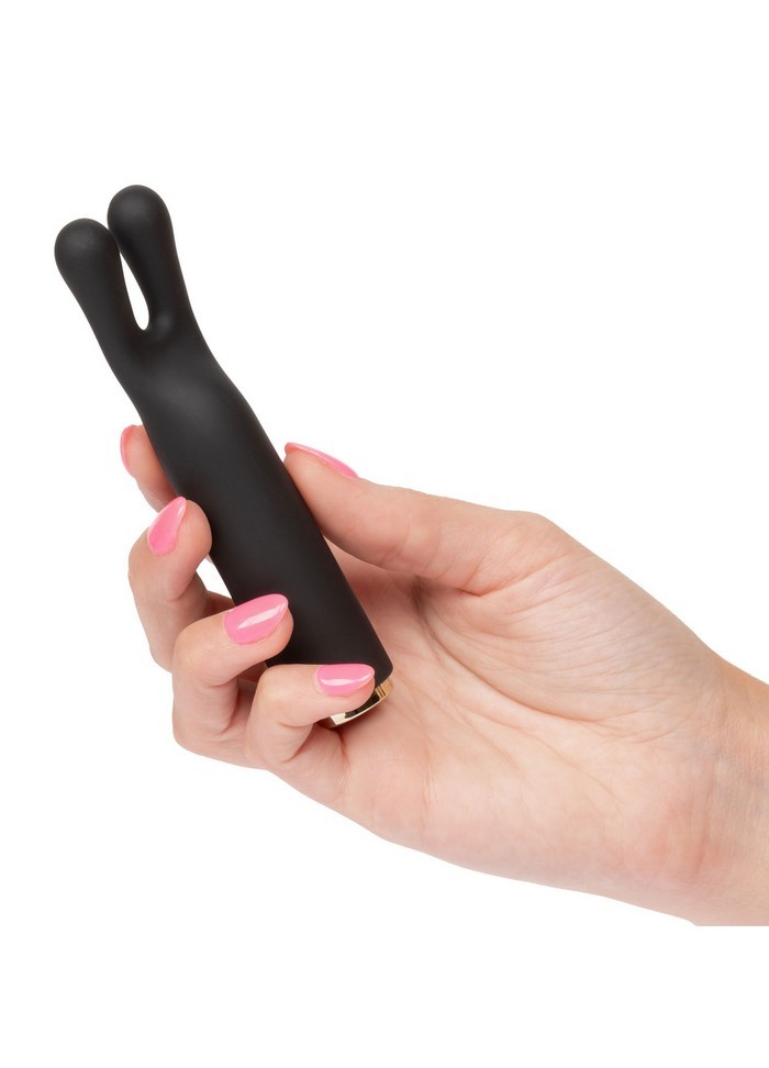 Stimulateur Clitoris mini Rabbit Rechargeable Raven Charmer noir