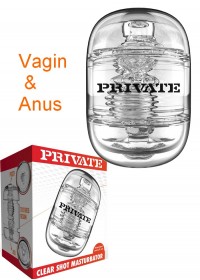 Private Masturbateur transparent Vagin & Anus Clear Shot Pussy & Ass