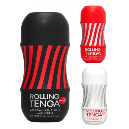 Tenga Masturbateur homme Vacum Rolling Gyro Roller Cup -noir-rouge-blanc-sophie-libertine