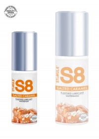 Lubrifiant stimulate s8 gout caramel petit format de voyage en 50ml en vente à la boutique Sophie Libertine Vannes