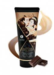 Crème de massage comestible chocolat en vente chez Sophie Libertine Vannes