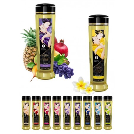 Huile de massage Shunga de qualité avec des huiles naturelles pressées a froid en vente chez Sophie Libertine Vannes