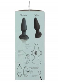 Plug anal Vibrant & Pulsation Télécommande Artemis Pulsating Buttplug noir