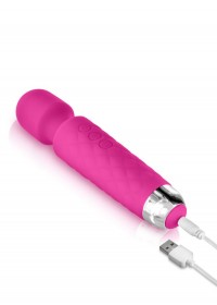 Baguette de massage vibrante rechargeable rose fuchsia de la marque Yoba en vente chez Sophie Libertine Vannes