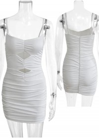 Robe sexy chic à petit prix de couleur blanche en taille unique vendu chez Sophie Libertine Vannes