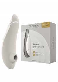 Womanizer Gris Blanc en vente chez Sophie Libertine Vannes stimulateur externe de qualité