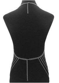 Robe top sexy en chainette totalement ouvert pour porter sur une lingerie ou une robe - chez Sophie Libertine Vannes