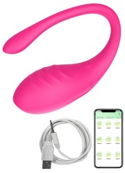 Oeuf vibrant stimulateur pénétrant rose fuchsia de petite taille en vente chez Sophie Libertine Vannes