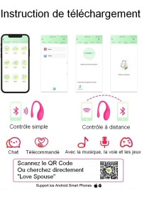 Instruction pour le téléchargement de l'application en vente chez Sophie Libertine Vannes