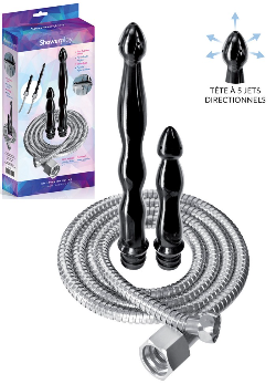 Showerplay Kit lavement douche anal Flexible & 2 canules