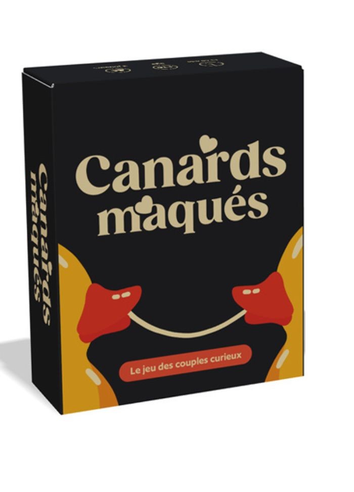 Jeu de cartes pour couple Canards Maqués en vente chez Sophie Libertine Vannes