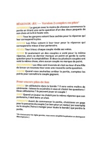 Règles du jeu de cartes canards maqués pour couple en vente chez Sophie Libertine Vannes