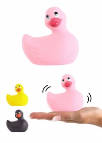 Canard vibrant Mini duckie 2.0 - rose-jaune-noir-sophie libertine