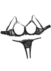 Lingerie coquine pour femme en dentelle noire en vente chez Sophie Libertine Vannes sexshop