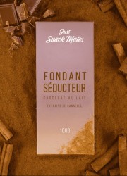 Chocolat Aphrodisiaque-lait- Fondant Séducteur- chocolat lait cannelle - just  snack-mates - Sophie Libertine Vannes