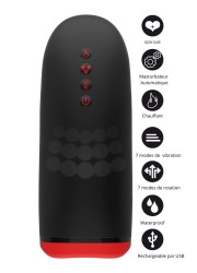 Masturbateur pour homme HIDDEN DESIRE avec système de Rotation et de vibration