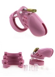 Cage de chasteté en silicone rose-sophielibertine-vannes-sexshop